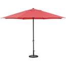 Yescom 13ft 8-Rib Outdoor Patio Umbrella with Base