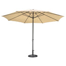 Yescom 13ft 8-Rib Outdoor Patio Umbrella with Base