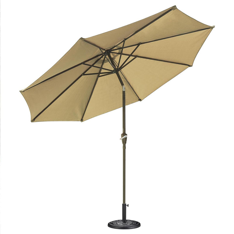 Yescom 9ft 8-Rib Patio Tilt Market Umbrella w/ 200gsm Canopy