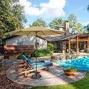 Yescom 9ft 8-Rib Patio Tilt Market Umbrella w/ 200gsm Canopy