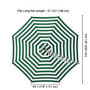 Yescom 10' Outdoor Market Umbrella Replacement Canopy