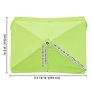 Yescom 10x6.5ft Canopy Replacement for Patio Rectangle Market Umbrellas