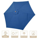 Yescom 9' 6-Rib Outdoor Patio Umbrella Replacement Canopy Multiple Colors by yescomusa