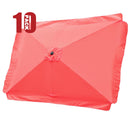 Yescom 10x6.5ft Canopy Replacement for Patio Rectangle Market Umbrellas