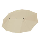 Yescom Umbrella Replacement Canopy 15x9ft 12-Rib Rectangle