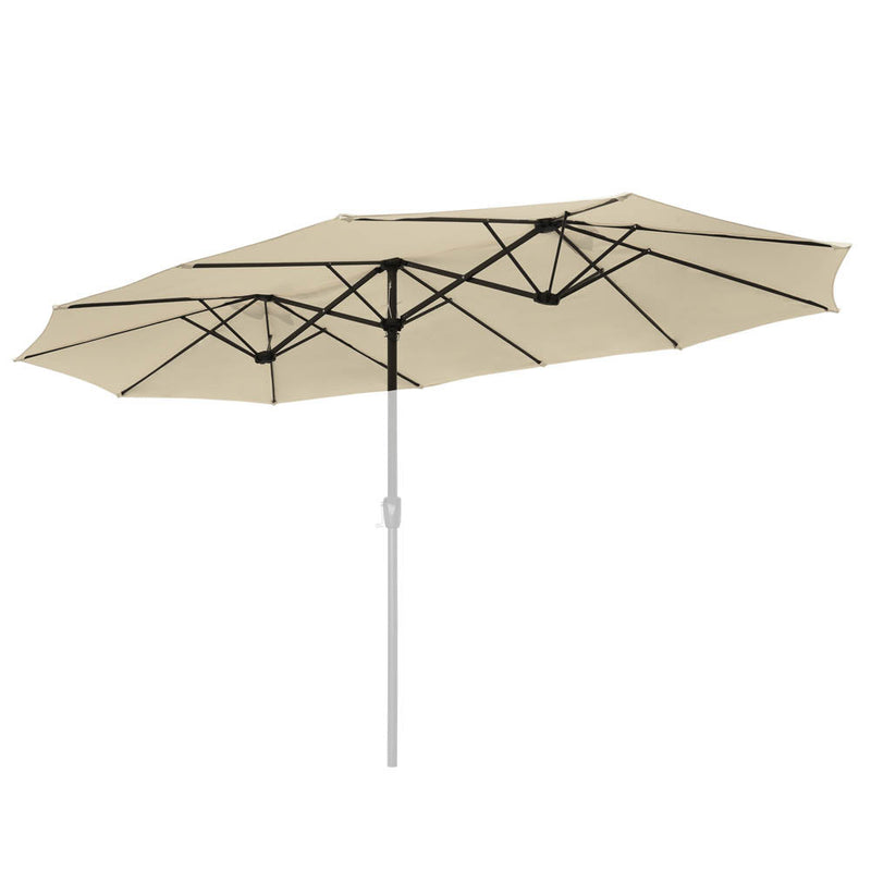 Yescom Umbrella Replacement Canopy 15x9ft 12-Rib Rectangle