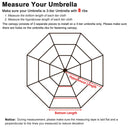 Yescom 10' Outdoor Patio Umbrella Replacement Canopy 3-Tiered 8-Rib