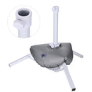 Yescom 6ft Fringe Patio Beach Umbrella with Weighted Base