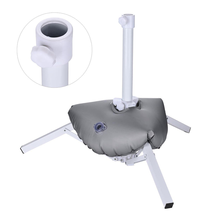 Yescom 6ft Fringe Patio Beach Umbrella with Weighted Base