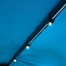 Yescom 9ft 8 ribs Offset Patio Umbrella Mini LED String Light Color Opt