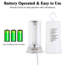 Yescom Battery-powered Umbrella Lights with Remote for 9-10ft 8-Rib(4.75ft)