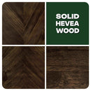 Acacia Solid Wood Bed Frame - Alander Deluxe Platform Bed