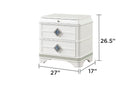 Laguna Modern Style 2-Drawer Nightstand
