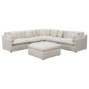 Greeley - 6 Piece Upholstered Modular Sectional Sofa - Ivory by HouseOfZazla