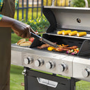 Propane Grill 4 Burner Stainless Steel Gas Grill with Side Burner
