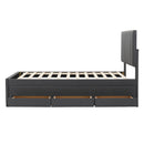 Upholstered Design Platform Bed With Trundle by Unique Piece Furniture