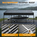 20'x20' Galvanized Steel Carport Canopy