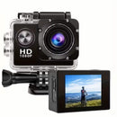 Ultra HD 1080P Action Camera – 140° Wide Angle, Fisheye Lens, LCD Display