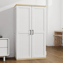 55.1" Tall Wooden Vacuum Storage Cabinet with Adjustable Shelf by HouseOfZazla