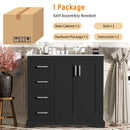 Bathroom Vanity With Sink, Soft Close Doors, Adjustable Shelf & 3 Drawers by HouseOfZazla