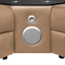 Nova - Sectional With Bluetooth Speaker, LED And Lifting Wine Cabinet by HouseOfZazla
