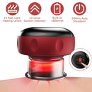 Electric Cupping Therapy Massager Electric Back Scraping Machine Vacuum Therapy CuppingÊTherapy Device with 12 Levels Temperature and Suction