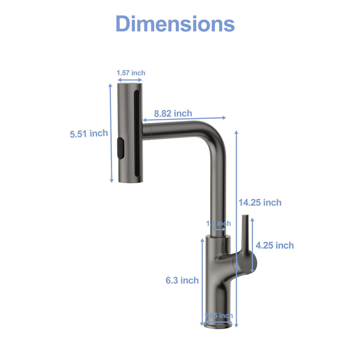 Drop-In Stainless Steel Kitchen Sink With Pull-Out Faucet And Soap Dispenser, photo 2 of 18
