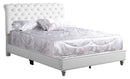 Elegant Transitional Upholstered Bed by HouseOfZazla