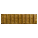 Tufted Cushion Side Bench With Tapered Legs