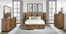 Terrace 6-piece California King Panel Bedroom Set Ash Brown