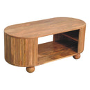 Soba - Ball Open Coffee Table - Oak by Unique Piece Furniture