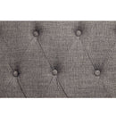 Florian - Chair - Gray Fabric & Antique White