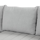 82.6" L-shaped Sectional Pull Out Sofa Bed Sleeper Sofa with Two USB Ports, Two Power Sockets and a Movable Storage Ottoman, Gray