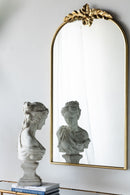 Arched Wall Mirror With Metal Frame, Wall Mirror For Living Room by Unique Piece Furniture