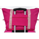 Hardshell Luggage Sets 2 Pieces + Bag Spinner Suitcase With Tsa Lock Lightweight 20" / 28" - Pink by HouseOfZazla