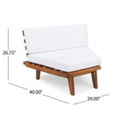 Hillcrest 2 Piece Outdoor Set Sofa Corner and Table by HouseOfZazla