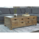 Salishan - 6 Coffee Table - Natural by HouseOfZazla