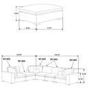 Zachary - Upholstered Ottoman by HouseOfZazla