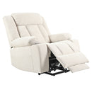 Power Lift Recliner Chair With Extended Footrest, Remote Control, Cup Holders, And Side Pockets by HouseOfZazla