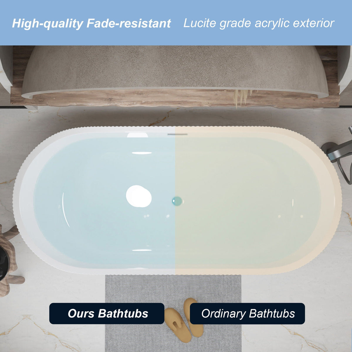Linear Freestanding Soaker Tub, photo 4 of 28
