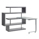 Buck II - Writing Desk With Bookshelf