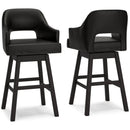 Tallenger - Upholstered Swivel Barstool (Set of 2) by Unique Piece Furniture