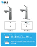Chrome Single Handle Bathroom Faucet for 1 or 3 Holes by HouseOfZazla