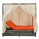 Adjustable Sun Bed With Curtain,High Comfort,With 3 Colors