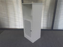 Bathroom Low Cabinet with Louvered Door