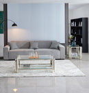 C013A-LEG-Silver,  Silver Stainless Steel