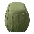 Upholstered Ottoman, Oval Shape by HouseOfZazla
