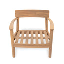Mallorca Acacia Wood Club Chair With Seat Cushion