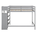 Loft Bed With Built In Storage Wardrobe And Staircase by HouseOfZazla
