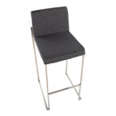 Fuji - Contemporary And Modern Elegance High Back Barstool